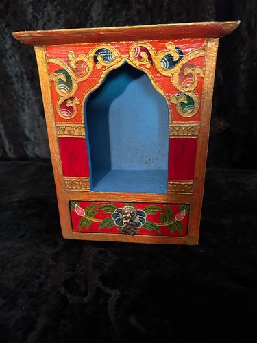 Wooden buddhist shrine 22cm - buddhist,