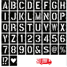 2/3/4/5inch Letter Stencils