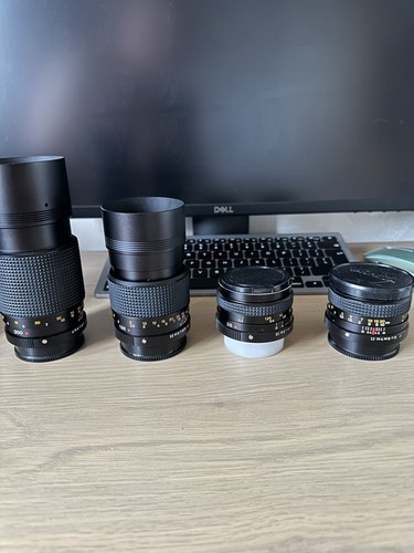 Vintage konica lenses - vintage,