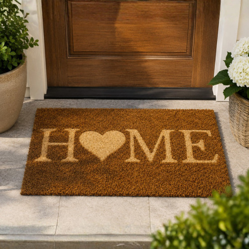 Non slip door mat natural - slip, coir