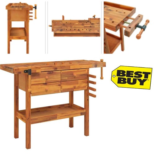 Workbench with drawer and vice - and,