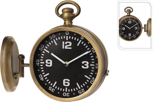 Double sided wall clock - double,