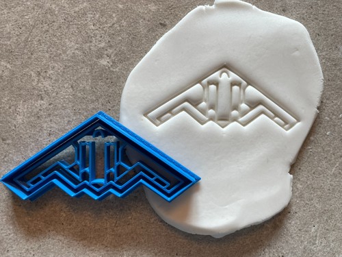 Stealth bomber cookie cutter - stealth,