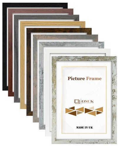Black photo frame white oak - photo,