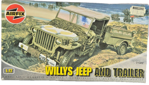 Airfix 01322 scale willys - 1:72,