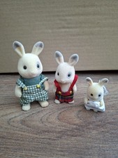 Sylvanian Families Vintage Corntop Rabbit Family 1980/90's
