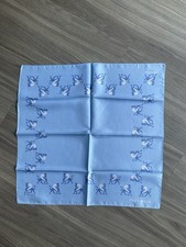 Frey Wille Austrian Luxe Small Blue Gavroche Silk Scarf New In Packet Pristine