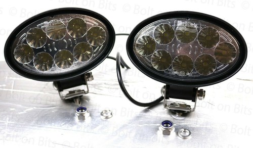 Pair britax oval work lamp - pair,