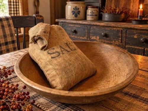 Primitive antique wood turned - antique,