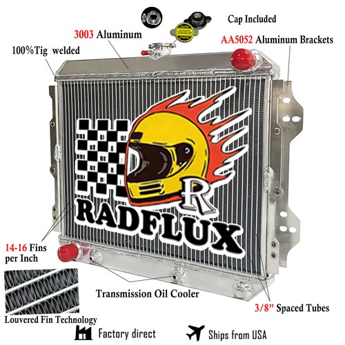 Full aluminum radiator - radiator, fits