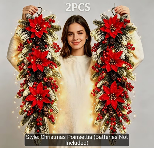 2pcs lighted christmas - 2pcs,
