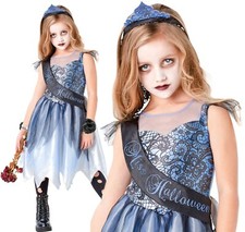 Girls Kids Zombie Bride Prom
