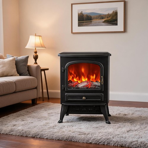 Electric fireplace log burning - electric,