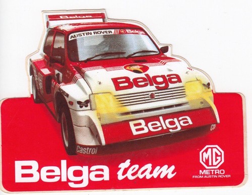 Metro 6r4 belga rally team - metro,