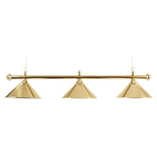 Pool Table Lights Brass Shades