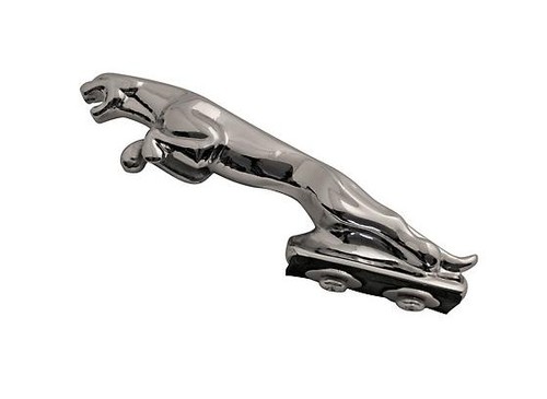 Leaping panther statue - leaping,