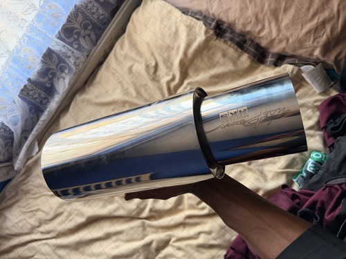 Silver khs muffler stainless - khs,