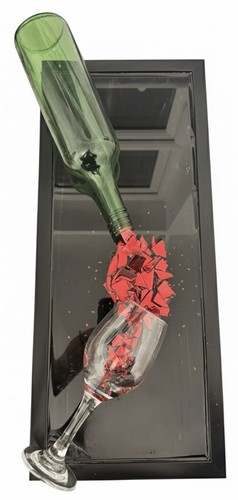 Modern glass art - , decor