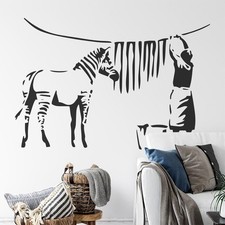 Banksy Zebra Drying Stripes