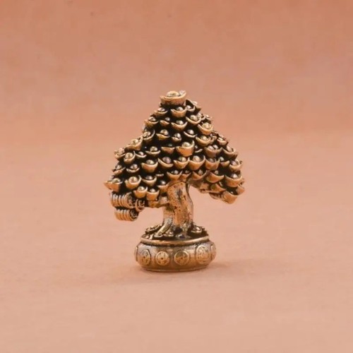 Brass money tree - brass,