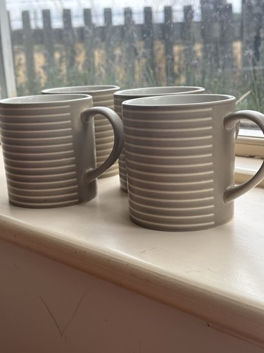 Four denby good sized mugs - sized,