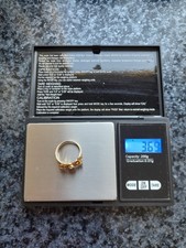 9ct Gold Ring 3.69g Size O. Hallmarked. Some Welsh Gold. See Description 