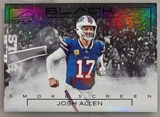 2025 Panini Black Josh Allen Smokescreen ?Case Hit? #10 SSP - Buffalo Bills