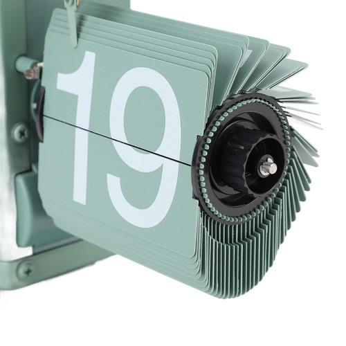 Flip desk clock abs retro - abs,