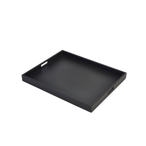 Tray black solid - black,