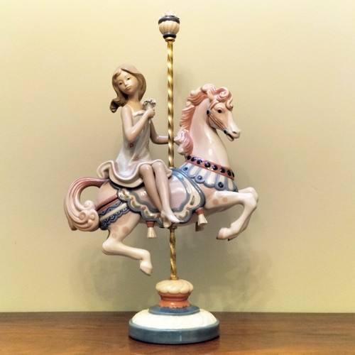 Lladro 1469 girl carousel - 1469,
