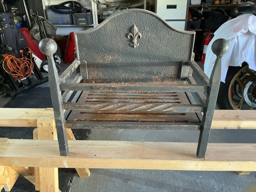 Cast iron fire basket for - , an