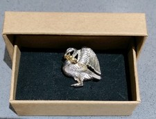 Vintage Silver Tone Bird, Swan