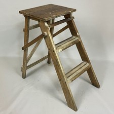 Vintage Folding Wooden Step