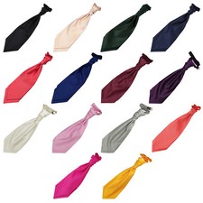 Mens Pre-Tied Ruche Cravat
