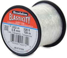  Beadalon Elasticity 0.8mm Clear 100m Stretch Cord Beading&Jewellery Making Tool