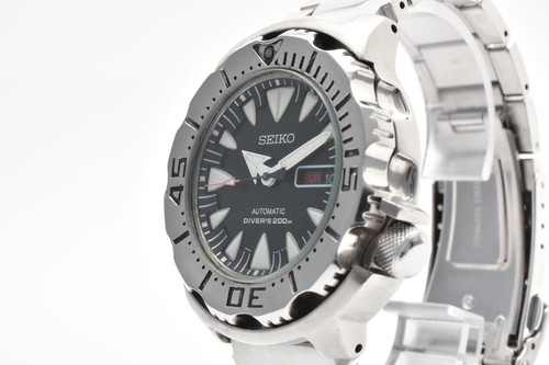 Seiko black monster 4r36 - seiko, 4r36-01j0