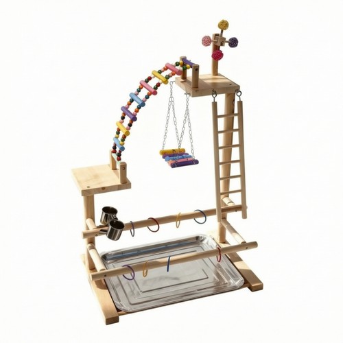 Bird play stand with - with, feeder