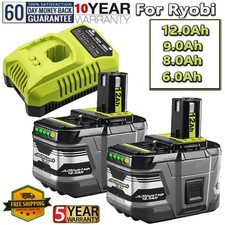 8/9/12.0Ah For Ryobi 18V