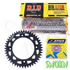 KTM SX85 Chain & Sprocket Kit for SX 85 Big Wheel 03-17 DID RFX Black 14-49T