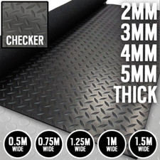 2mm 3mm 4mm 5mm Thick Rubber Matting Flooring Garage 0.5m to 1.5m Wide Mats