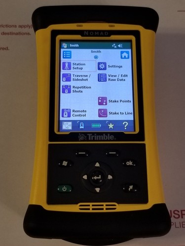 Trimble tds nomad data - tds,