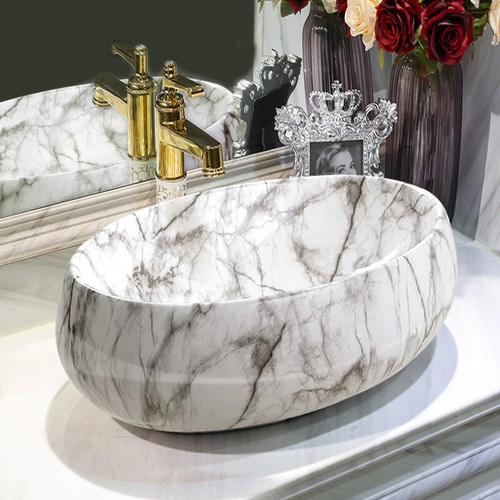 Bathroom ceramic basin counter - basin,