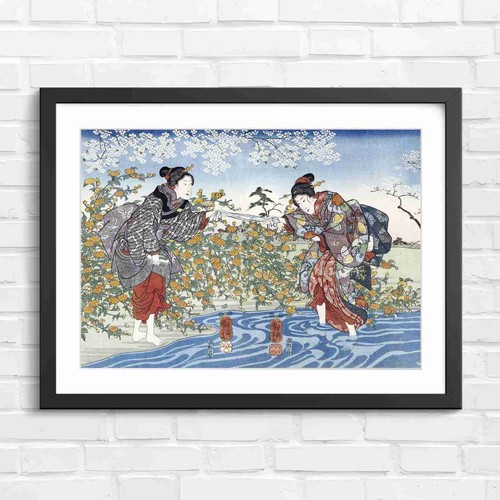 Traditional japanese women - japanese, in