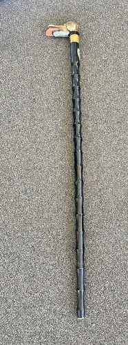 Vintage walking stick - , dogs