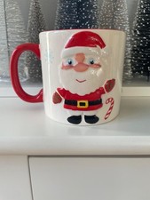 Tesco Santa Father Christmas Mug Cup Tea Coffee 3”