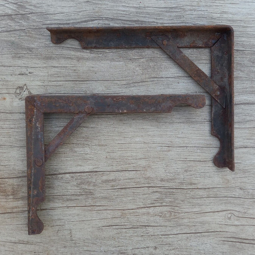 2pc antique victorian shelf - antique,