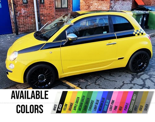 Side stripes for fiat - stripes, 500