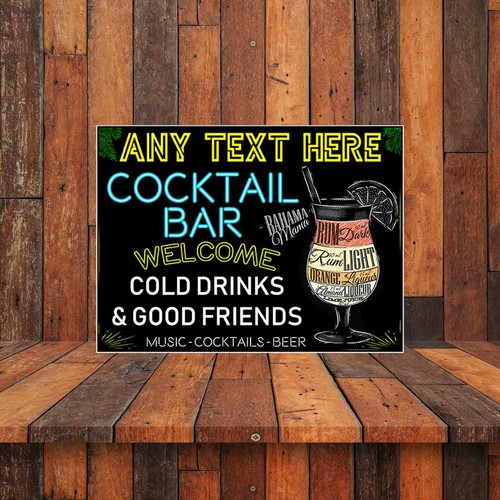Cocktail bar personalised - cocktail,