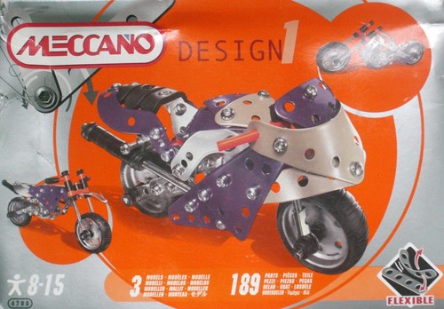 Meccano 4700 motorbike - meccano,
