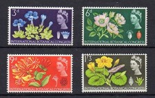 GB 1964 Commemorative Stamps~Botanical~Unmounted Mint Set~UK Seller